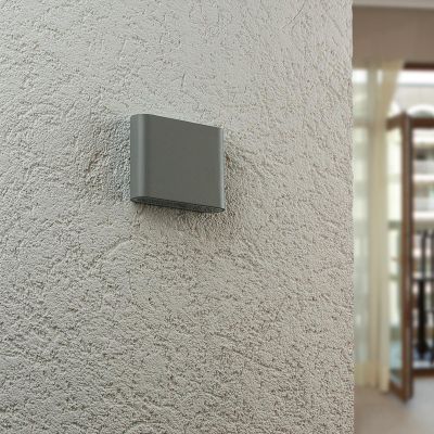 Wandleuchte Slide UP and DOWN 3000K IP54 - Watt: 5W - Farbe: Silber