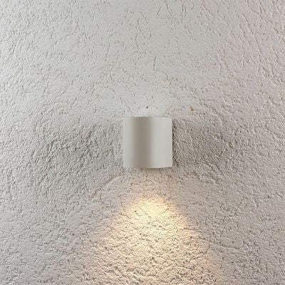 Außenleuchte Wandleuchte Frame DOWN rund für GU10 IP54 - Farbe: Weiß