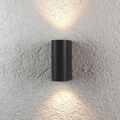 Außenleuchte Wandleuchte Frame UP&DOWN rund für GU10 IP54 - Farbe: Anthrazit