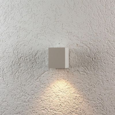 Außenleuchte Wandleuchte Frame DOWN eckig für GU10 IP54 - Farbe: Weiß