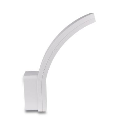 LED Wandleuchte Außenleuchte Curve 15W neutralweiß IP54 - Ausführung: Weiß