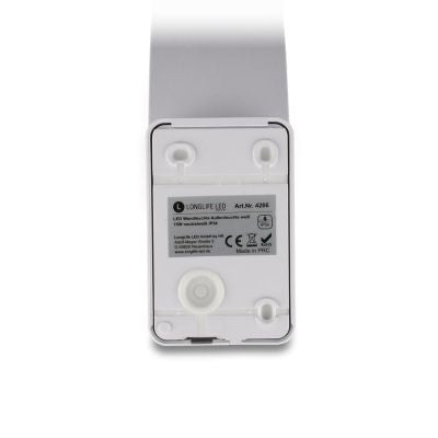 LED Wandleuchte Außenleuchte Curve 15W neutralweiß IP54 - Ausführung: Weiß