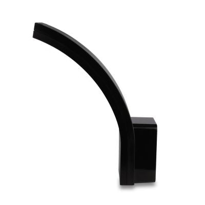 LED Wandleuchte Außenleuchte Curve 15W neutralweiß IP54 - Ausführung: Schwarz