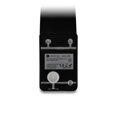 LED Wandleuchte Außenleuchte Curve 15W neutralweiß IP54 - Ausführung: Schwarz