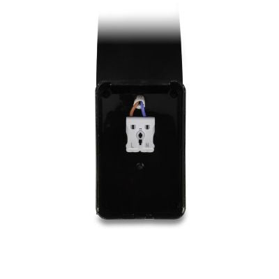 LED Wandleuchte Außenleuchte Curve 15W neutralweiß IP54 - Ausführung: Schwarz