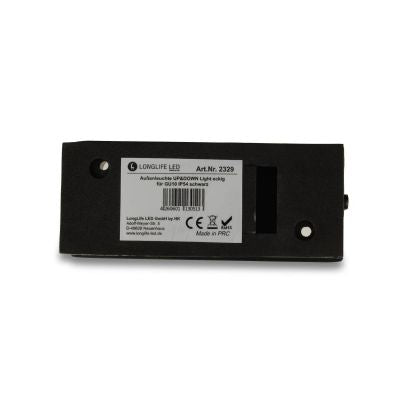 Außenleuchte Frame UP&DOWN eckig für GU10 IP54 - Farbe: Schwarz
