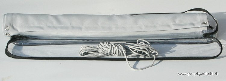 Balkonsichtschutz Farbe wählbar B75 x L500 cm - 100% Polyesterstoff - waschbar