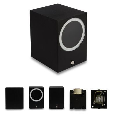 Außenleuchte Wandleuchte Frame DOWN eckig für GU10 IP54 - Farbe: Schwarz