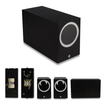 Außenleuchte Frame UP&DOWN eckig für GU10 IP54 - Farbe: Schwarz