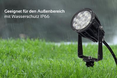 3er Set MiBoxer Gartenstrahler Erdspießleuchte 6W inkl. Fernbedienung Außenleuchte