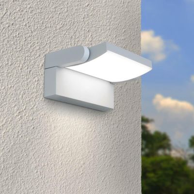 Außenwandleuchte Angle 26,5W schwenkbar - Lichtfarbe: 4000K - Farbe: weiß