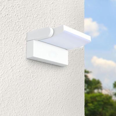 Außenwandleuchte Angle 26,5W schwenkbar - Lichtfarbe: 3000K - Farbe: weiß