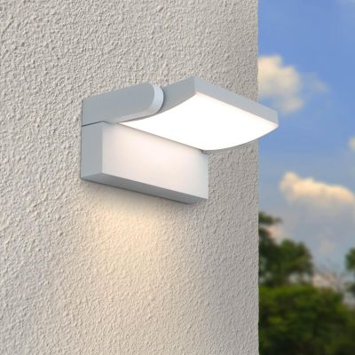 Außenwandleuchte Angle 26,5W schwenkbar - Lichtfarbe: 3000K - Farbe: weiß