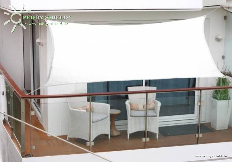 Balkonsonnensegel wasserabweisend 270 x 140 cm Farbe wählbar