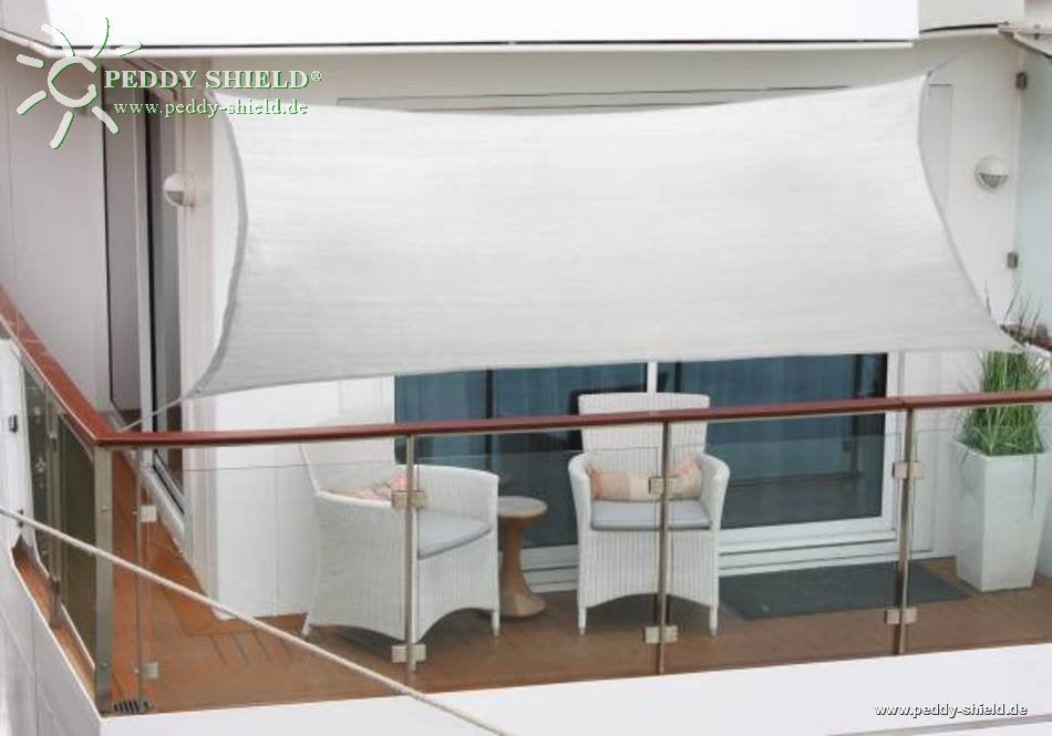Balkonsonnensegel wasserabweisend 270 x 140 cm Farbe wählbar