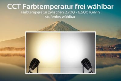 5er Set MiBoxer Gartenstrahler Erdspießleuchte 6W inkl. Fernbedienung Außenleuchte