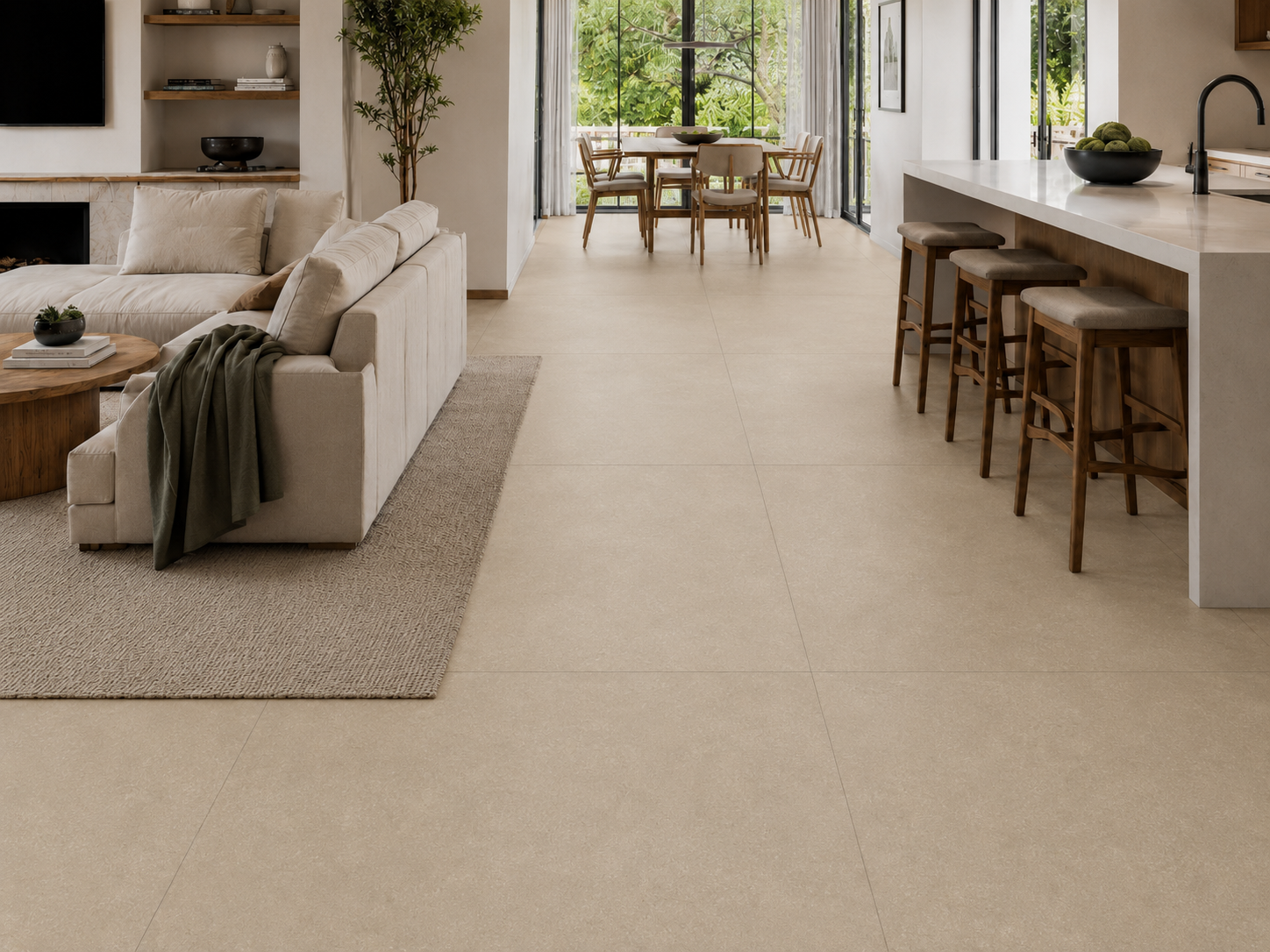 Bodenfliese Infinity Marfil Matt 60cm x 120cm
