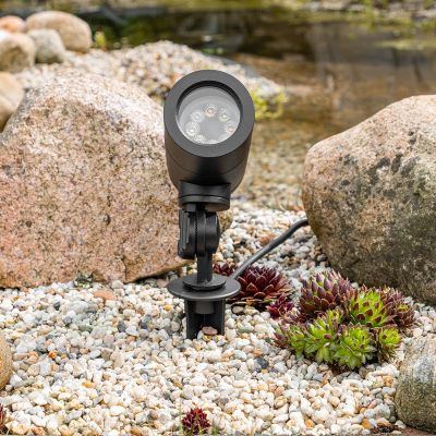 Erdspießleuchte für GU10 schwarz IP64