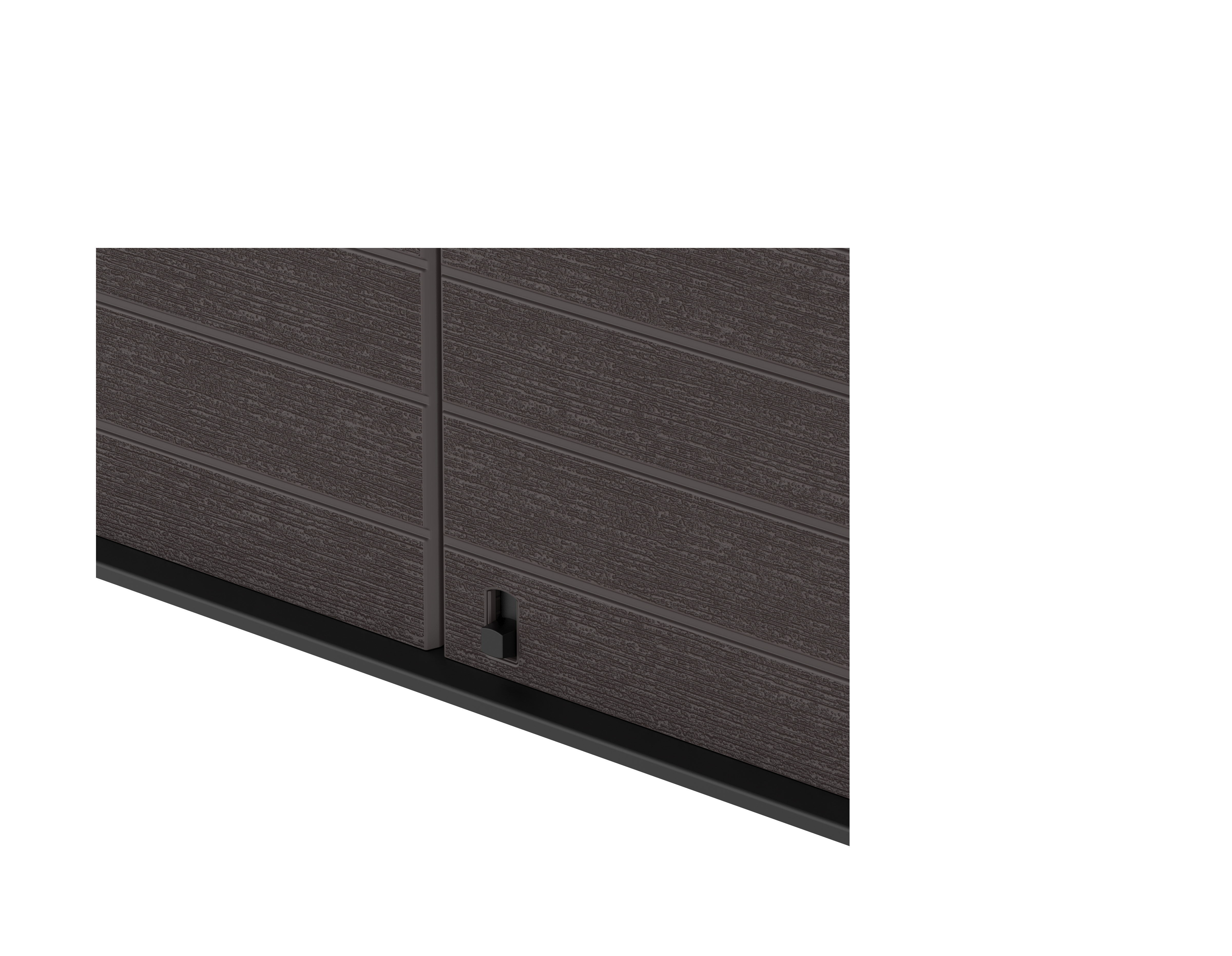 Gartenschuppen mit gewölbtem Deckel | 1200L | Abschließbarer, wetterfester Gartenschuppen aus Kunststoff | ideal zur sicheren Aufbewahrung von Mülltonnen, Gartenwerkzeug und Gartenzubehör | Braun