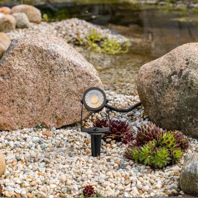 Gartenstrahler Erdspießleuchte 3W 3000K IP67 230V 1.8m Kabel mit Stecker