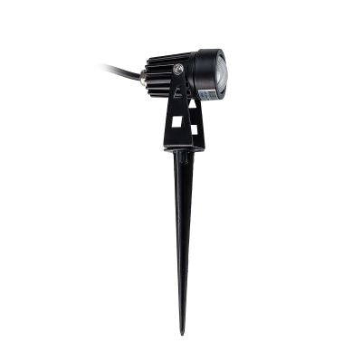 Gartenstrahler Erdspießleuchte 5W 3000K IP65 230V 1m Kabel