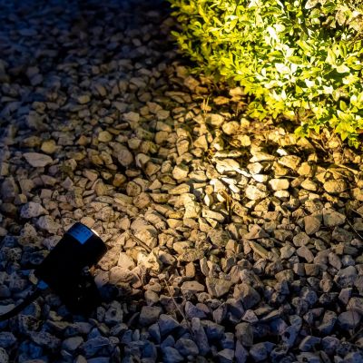 Gartenstrahler Erdspießleuchte 5W 3000K IP65 230V 1m Kabel