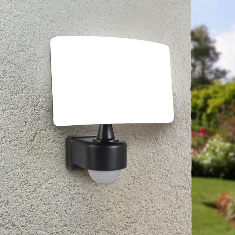 LED Außenstrahler 30W 4000K anthrazit mit Bewegungsmelder