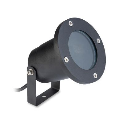 LED Gartenstrahler Erdspießleuchte für GU10 IP65 Schwarz