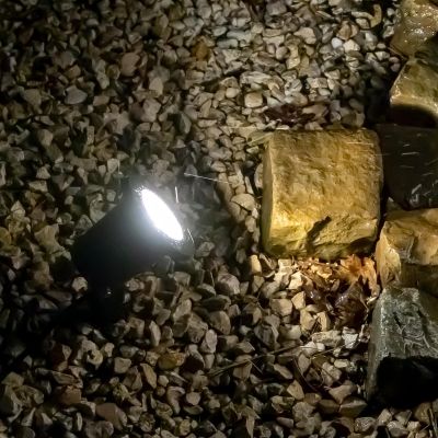 LED Gartenstrahler Erdspießleuchte für GU10 IP65 Schwarz