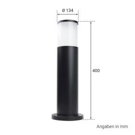 MiBoxer Wegeleuchte rund 9W 24V RGB+CCT Zigbee LA5-09R-ZL