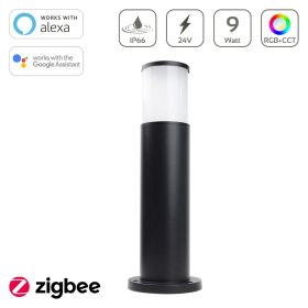 MiBoxer Wegeleuchte rund 9W 24V RGB+CCT Zigbee LA5-09R-ZL