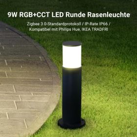 MiBoxer Wegeleuchte rund 9W 24V RGB+CCT Zigbee LA5-09R-ZL