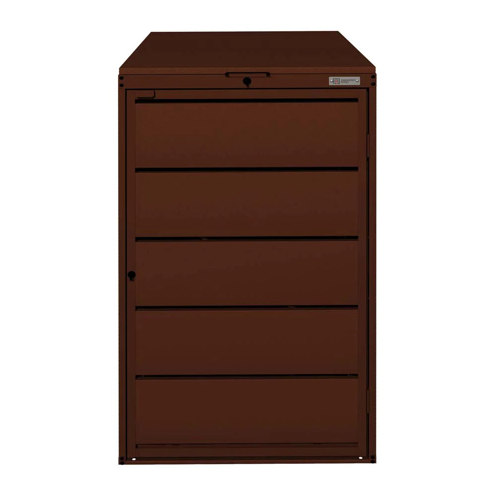 Mülltonnenbox 1er 240L in verschiedenen Farben | Mülltonnenbox aus Metall