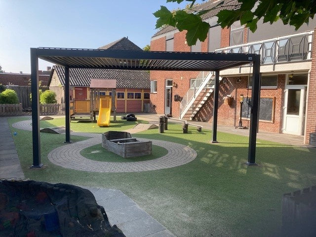 Manuelles Lamellendach – Moderne Pergola in verschiedenen Größen für Terrasse und Garten