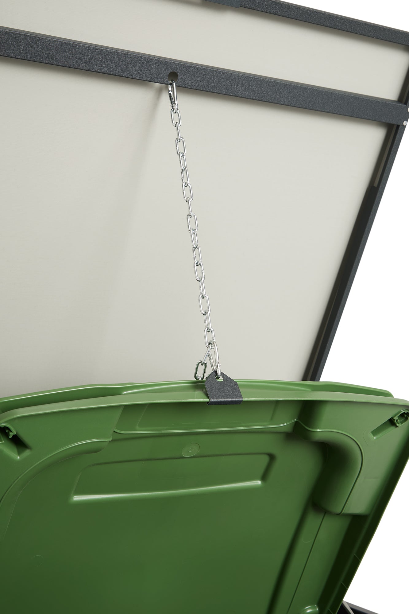 Mülltonnenbox 3er 120L in verschiedenen Farben | Mülltonnenbox aus Metall