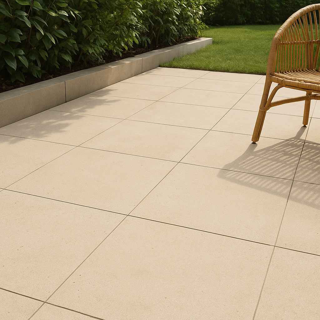 Terrassenplatte | Brighton | Cremebeige | 60x60