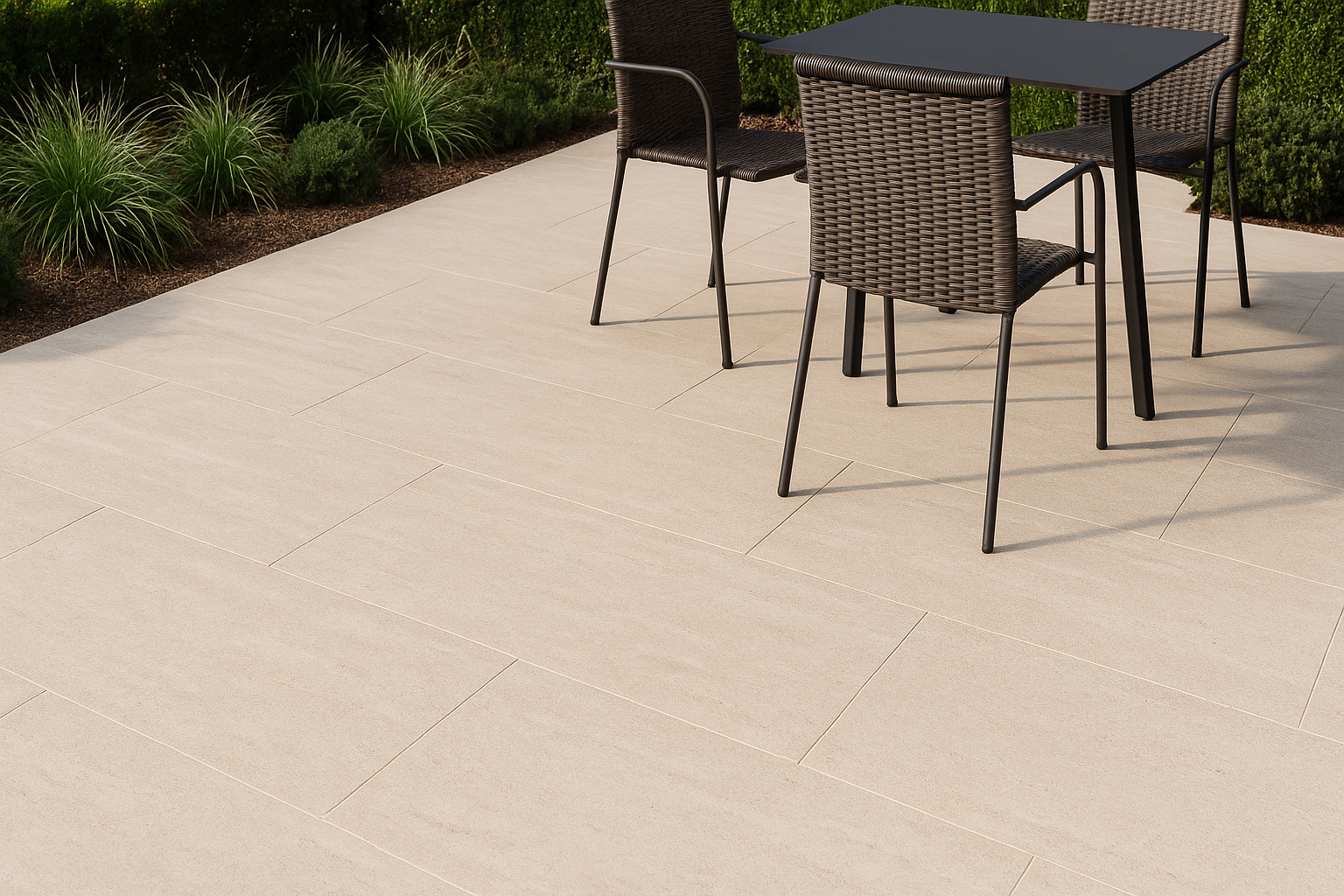 Terrassenplatte | Caesar | Elfenbein | 60x120