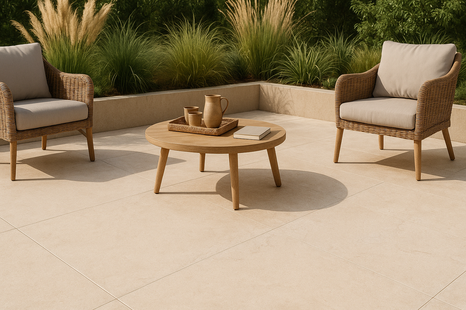 Terrassenplatte | Cross Easton | Cremebeige | 60x120