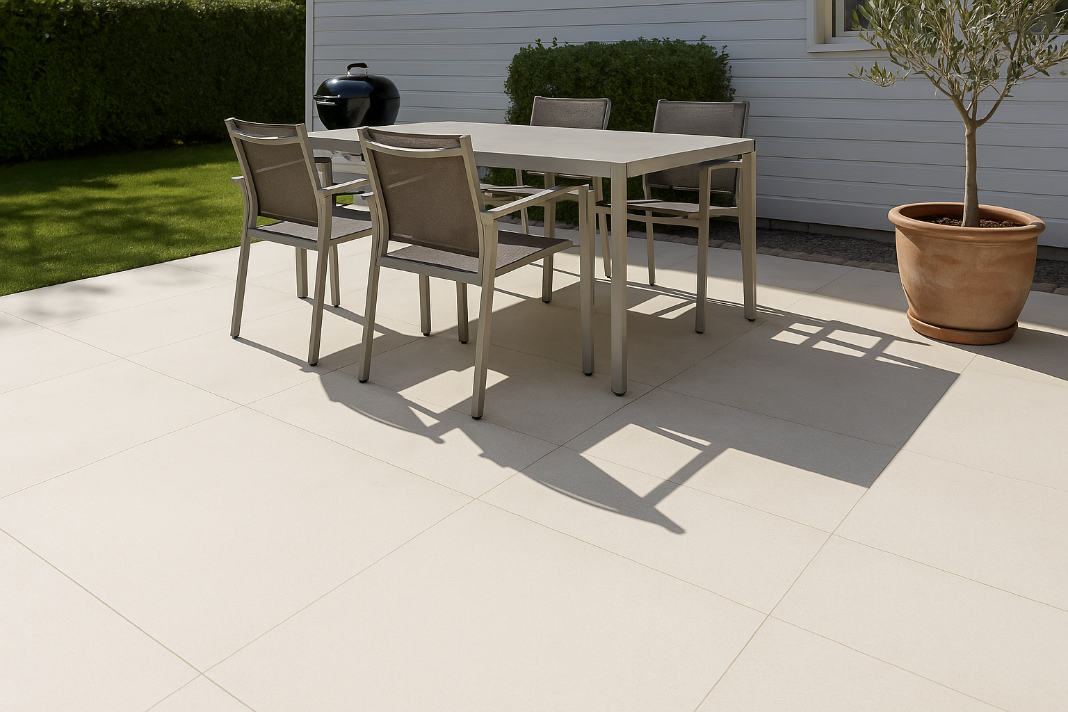 Terrassenplatte | Etna | Elfenbein | 60x120