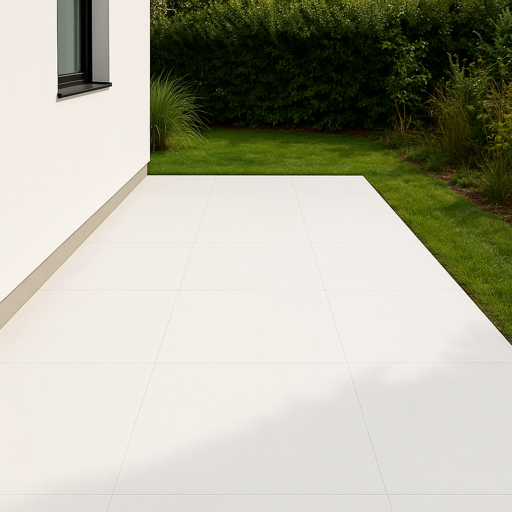 Terrassenplatte | Etna | Weiß | 60x120