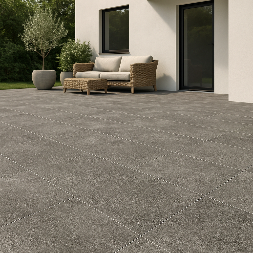 Terrassenplatte | Halley | Silbergrau | 60x120