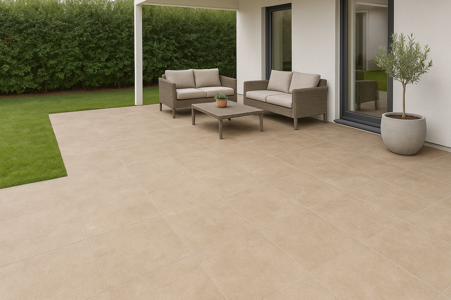 Terrassenplatte | Start | Braungrau | 60x90