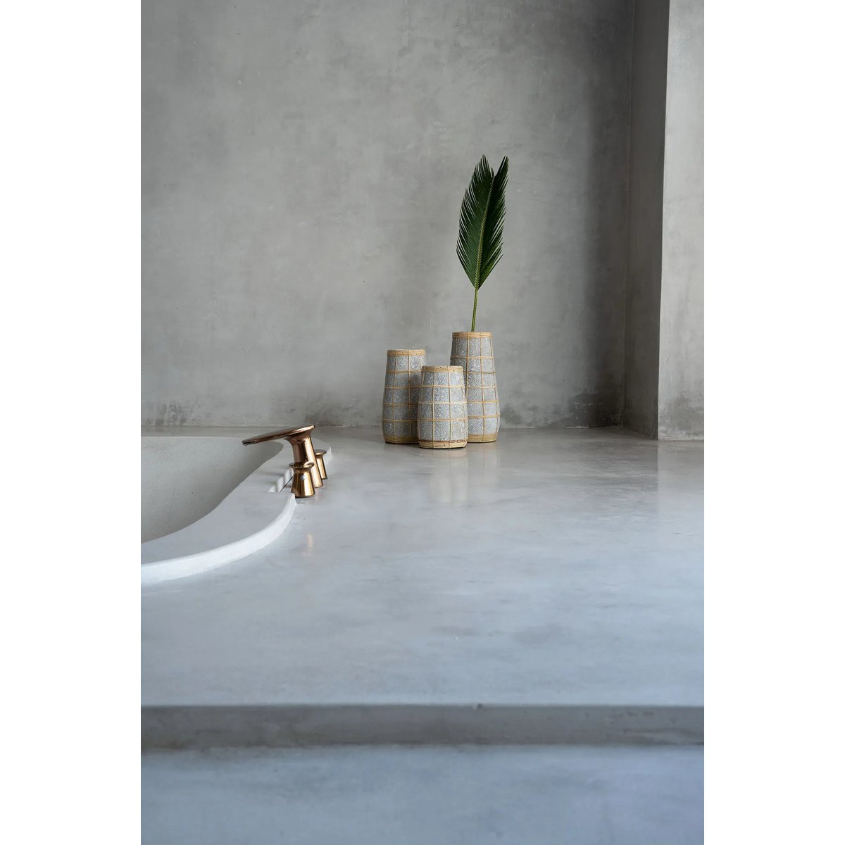 Vase HD - Beton Natur - L