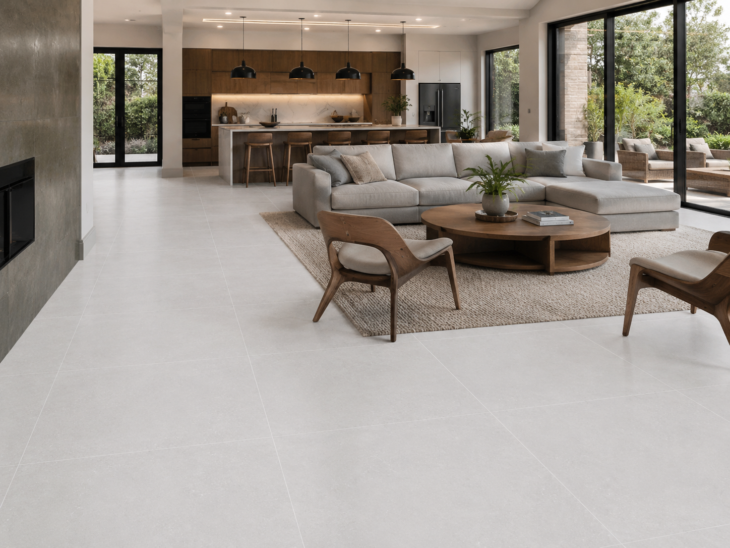 Bodenfliese Padova White Matt 80cm x 80cm
