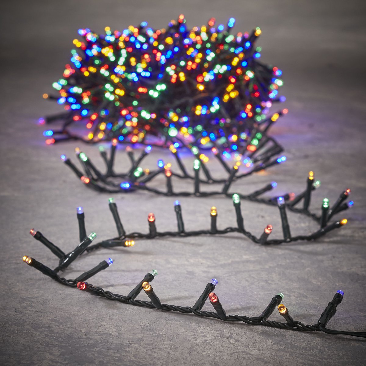 Lichterkette-Weihnachtsbaumbeleuchtung mit 550 LED-Lichtern – L1100 cm – Mehrfarbig