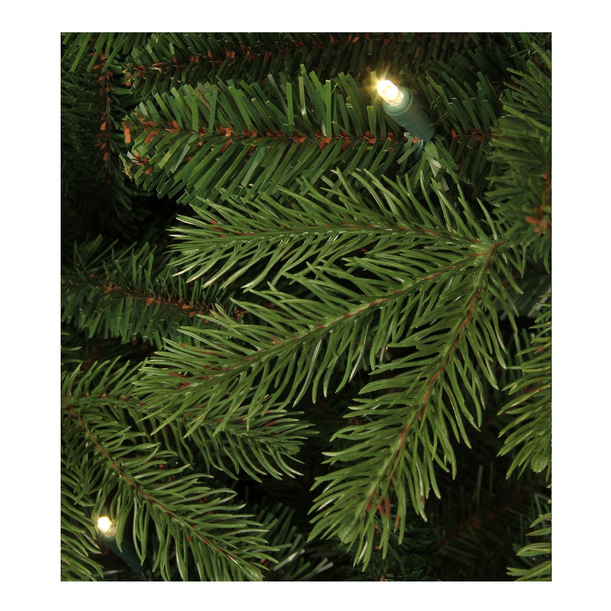 Weihnachtsbaum Vancouver mit LED-Beleuchtung – H185 x Ø124 cm – Grün