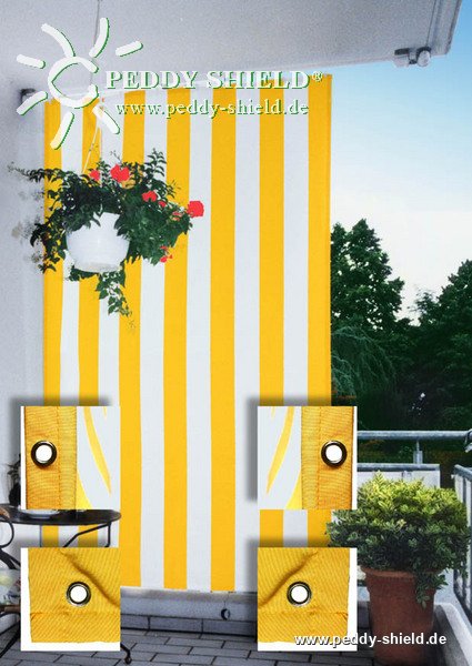 sonnensegel terrasse seitlich Senkrecht-Sonnensegel 230x140 cm