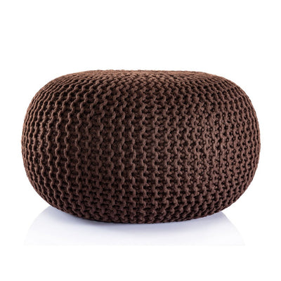 PREMIUM Pouf Sitzpouf Strickhocker Strickpuff Ø 55 cm Innen & Außen waschbar brillante Farben!