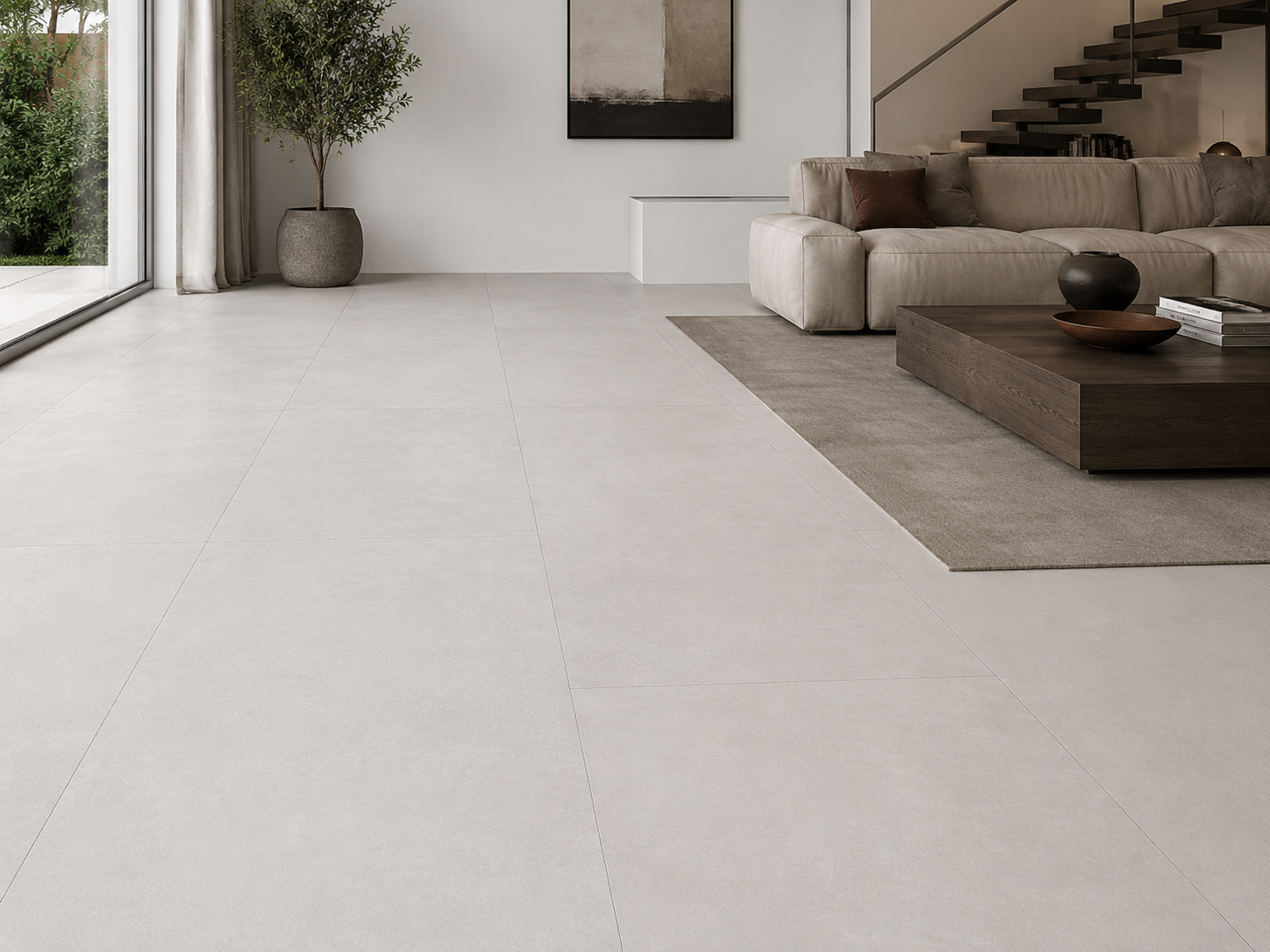 Bodenfliese Infinity White Matt 60cm x 120cm