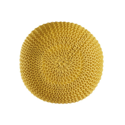 PREMIUM Pouf Sitzpouf Strickhocker Strickpuff Ø 55 cm Innen & Außen waschbar brillante Farben!